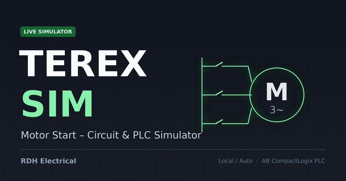TEREX simulator screenshot